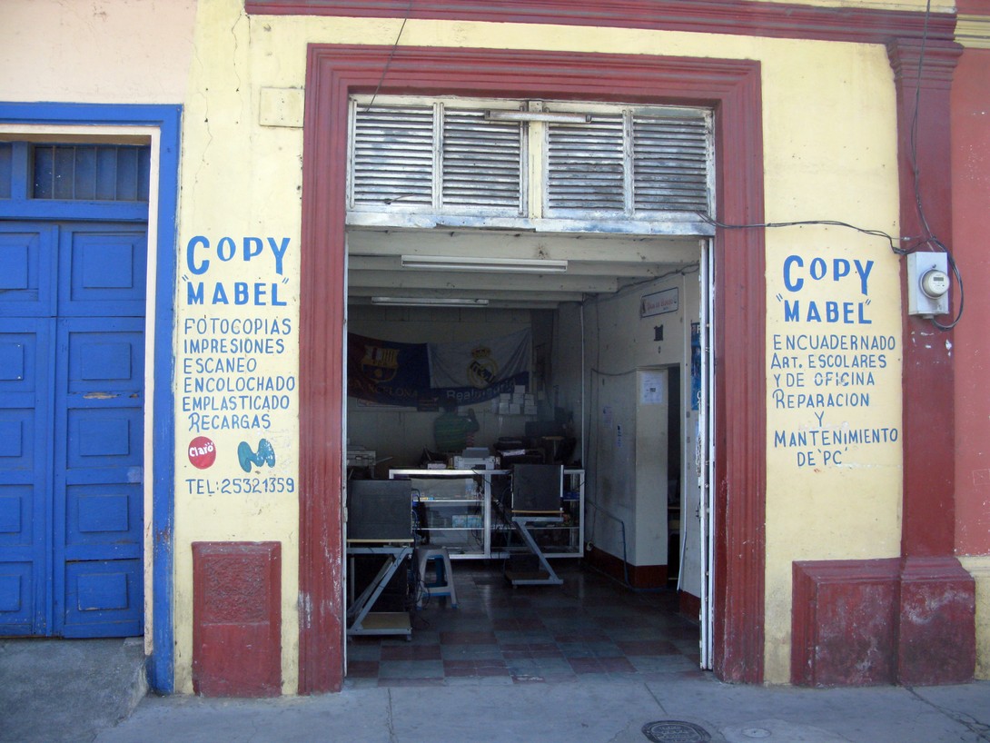 Ein Copy-Shop in Managua