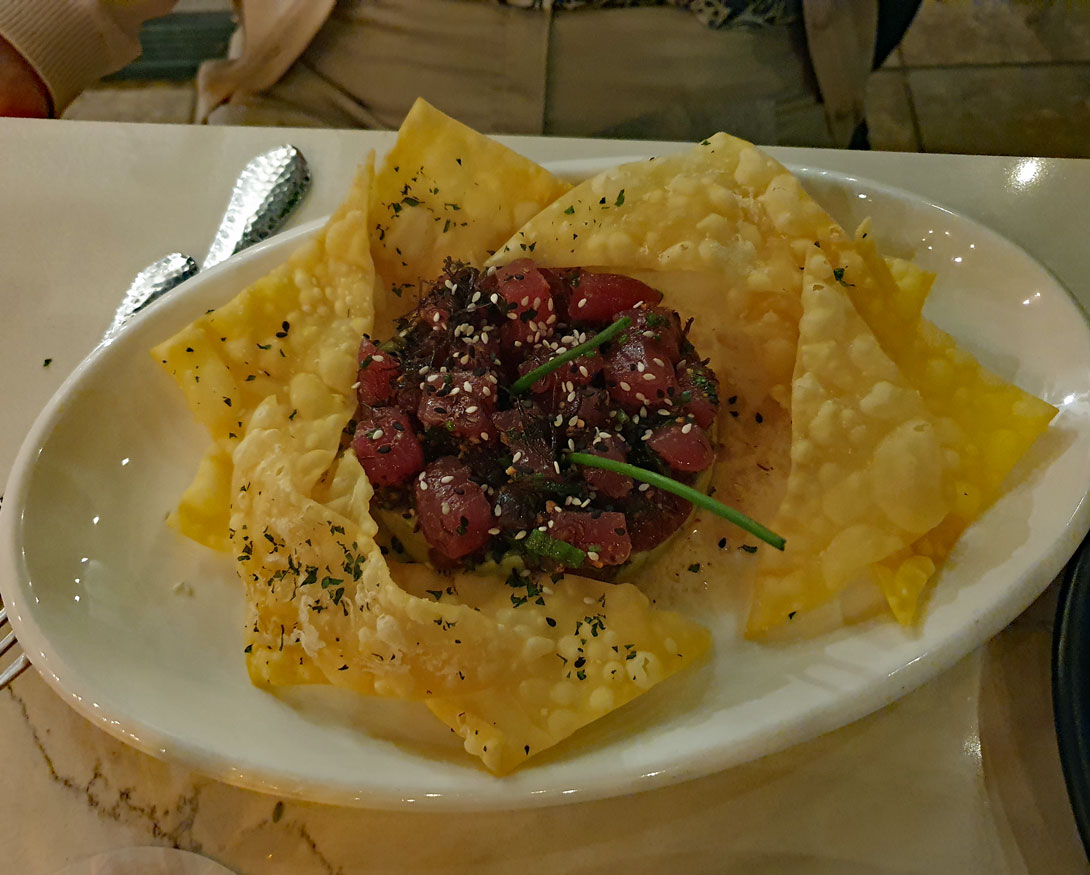Ahi Poke im Honu Restaurant