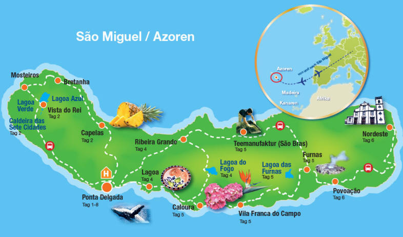 Reisebericht Azoren - Die Azoreninsel Sao Miguel - Reiseberichte von