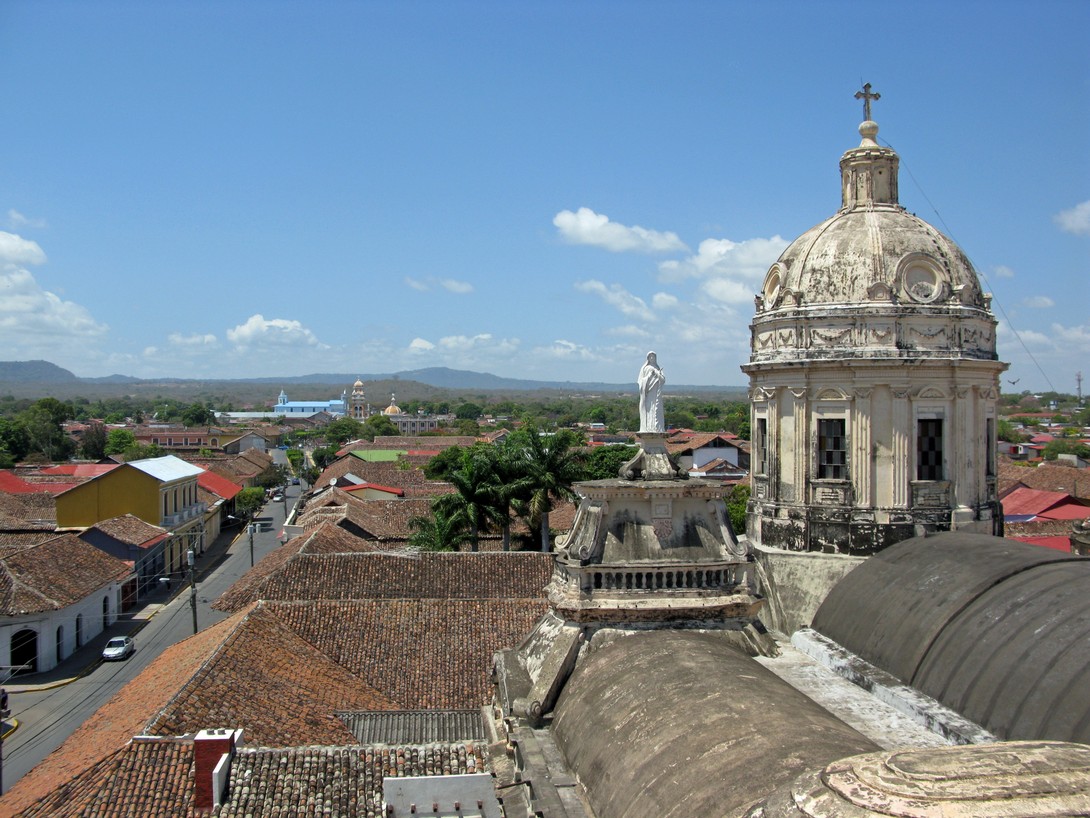 Blick vom Glockenturm der Kirche La Merced