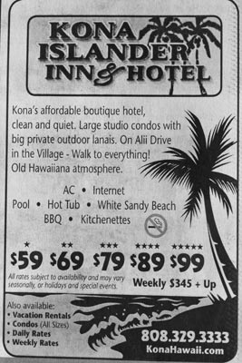 Hotelpreise auf Big Island