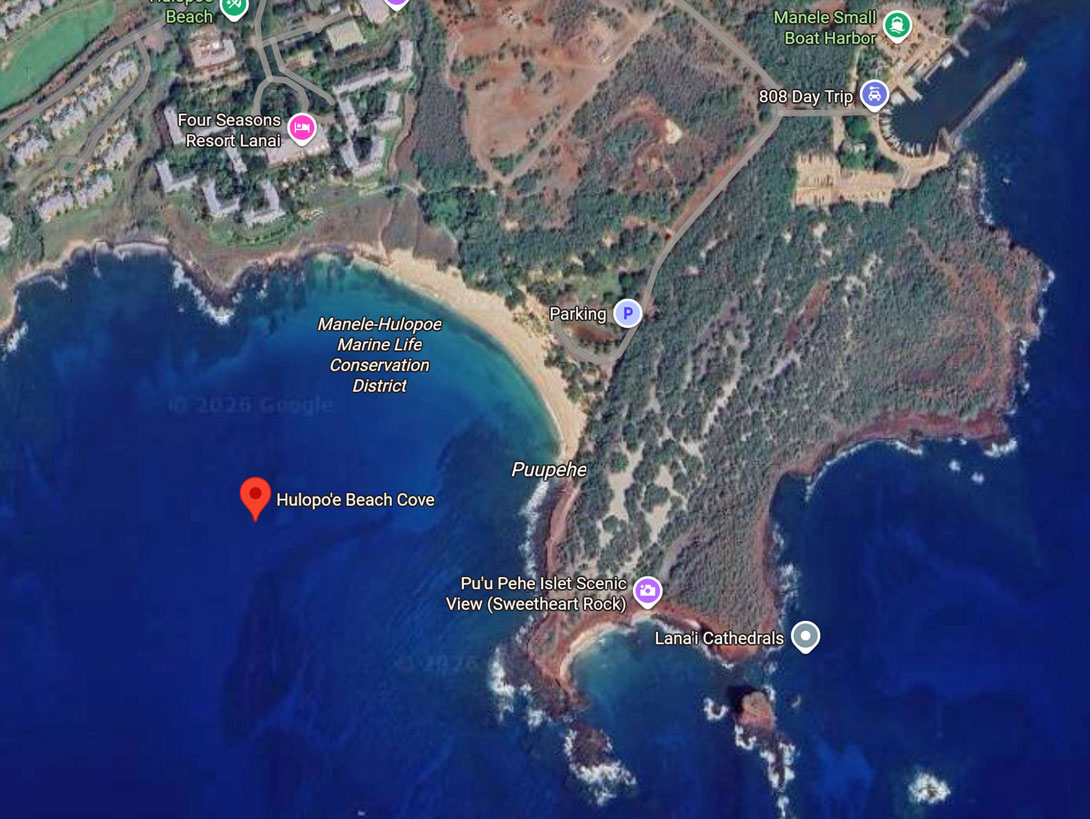 Hulopo´e Beach auf Lanai