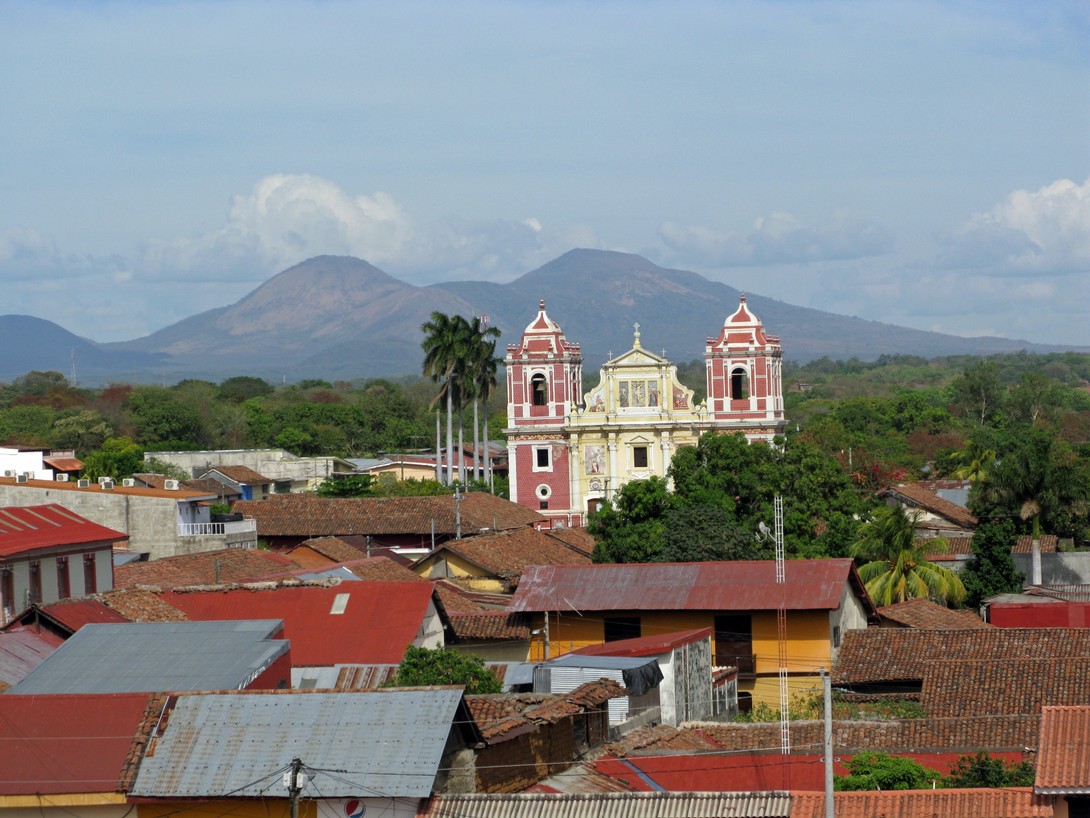 Blick auf León vom Kirchturm aus 