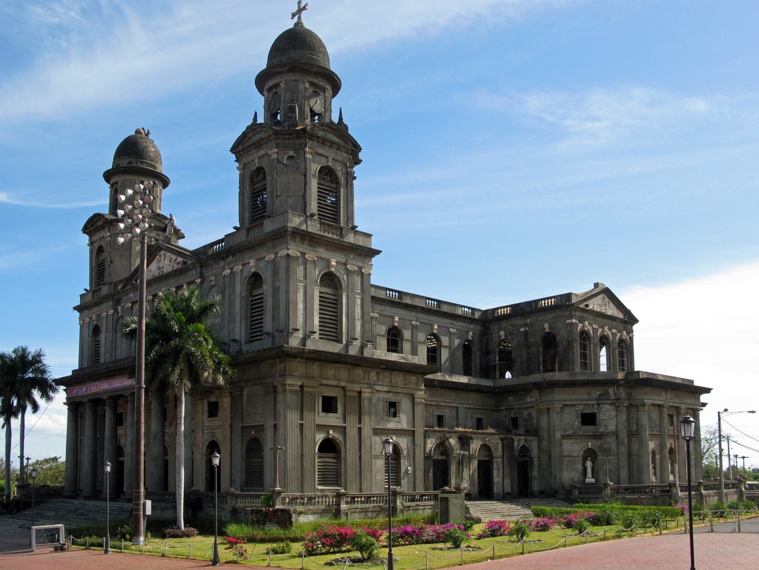 Die Kathedrale von Managua