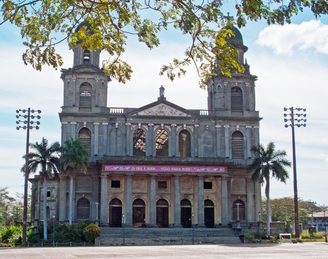 Die Kathedrale von Managua