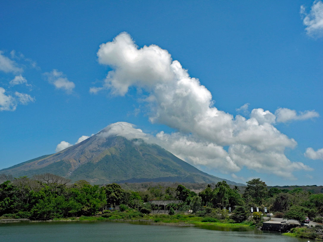 Der Vulkan Concepcion auf der Insel Ometepe