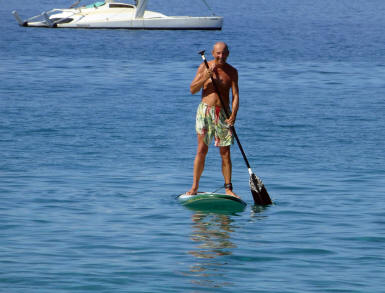 Standup Paddling Standup Paadling am Kaanapali Beach